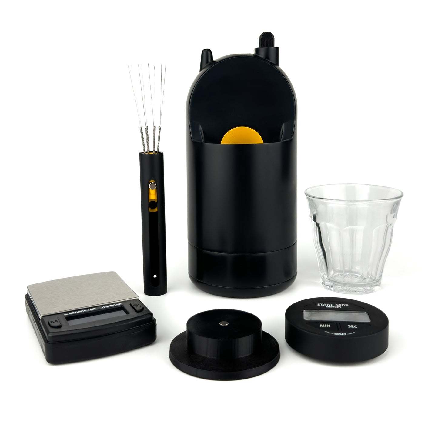 Exklusives Espressomaschinen Starter Set! Nur noch bis Ende Oktober 2025 inklusive Distributor, Tamper, Double-Shot Aufsatz, Waage, Timer und Glas!