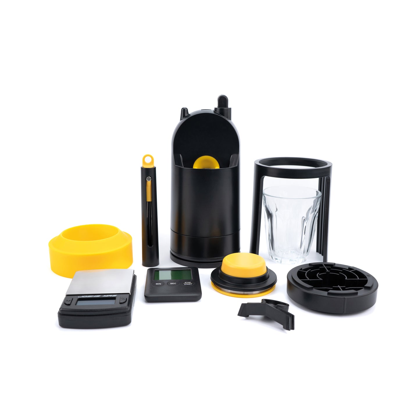 Exklusives Espressomaschinen Starter Set! Nur noch bis Ende Juni 2026 inklusive Distributor, Tamper, Double-Shot Aufsatz, Waage, Timer und Glas!