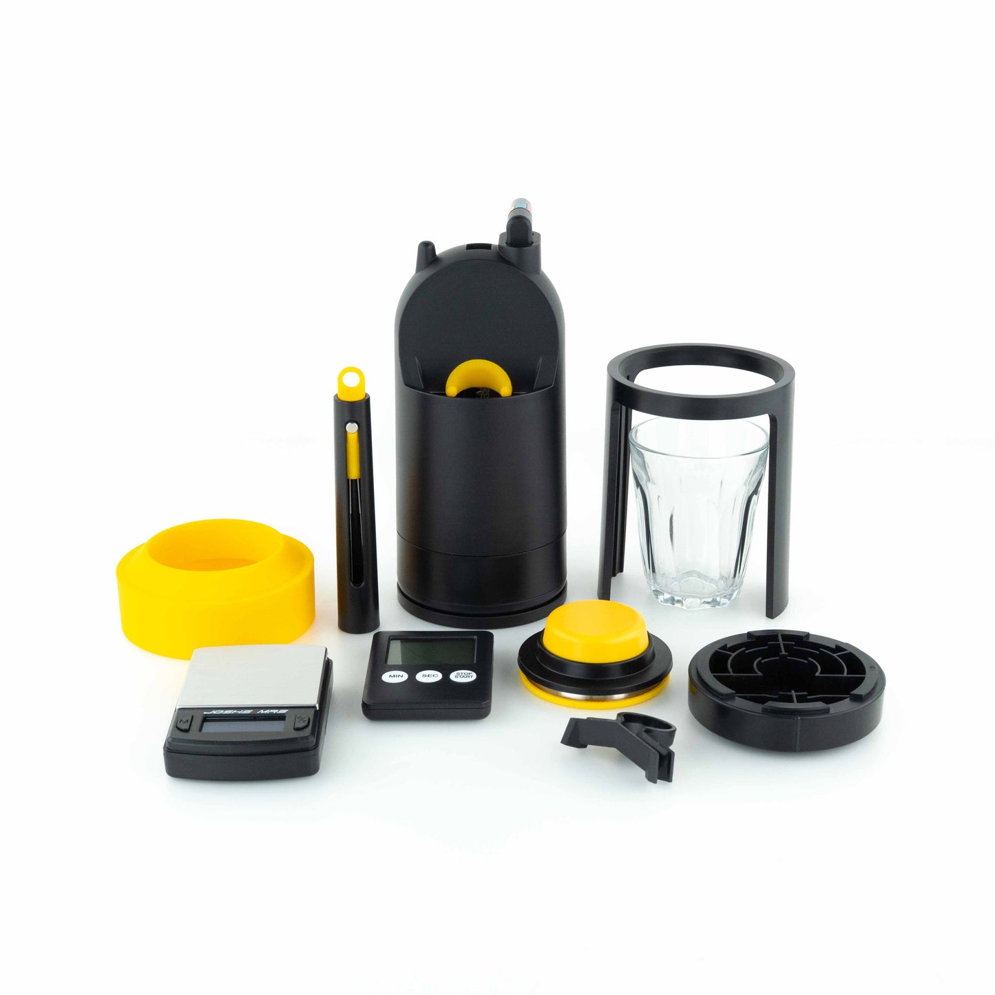 Exklusives Espressomaschinen Starter Set! Nur noch bis Ende Oktober 2025 inklusive Distributor, Tamper, Double-Shot Aufsatz, Waage, Timer und Glas!